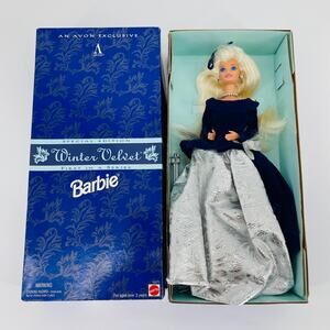 Winter Velvet Avon Exclusive Special Edition Mattel Barbie Doll - NRFB/NIB